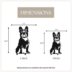French Bulldog Metal Art – Handmade Steel Décor