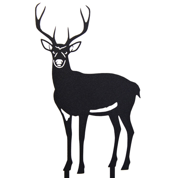 Deer Buck Corten steel dog silhouette – My Metal Rescue