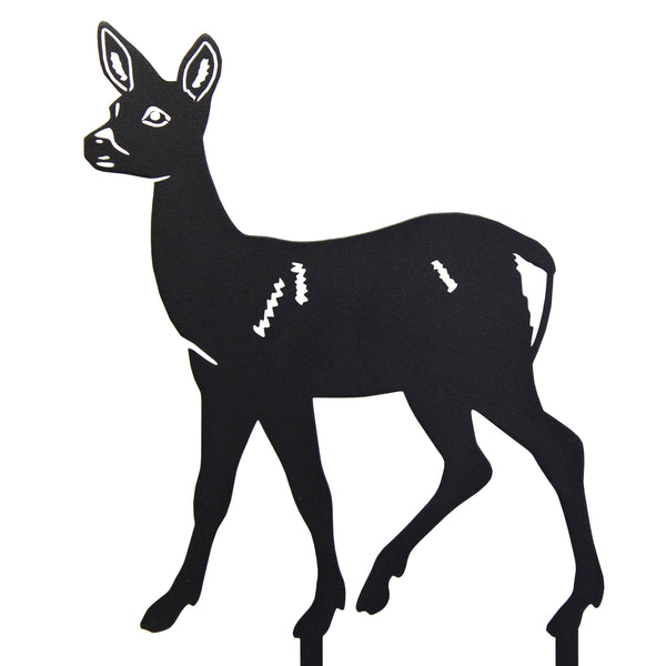 Deer Doe Corten steel dog silhouette – My Metal Rescue