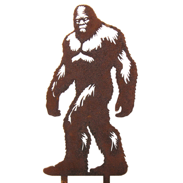 Sasquatch Corten steel dog silhouette – My Metal Rescue