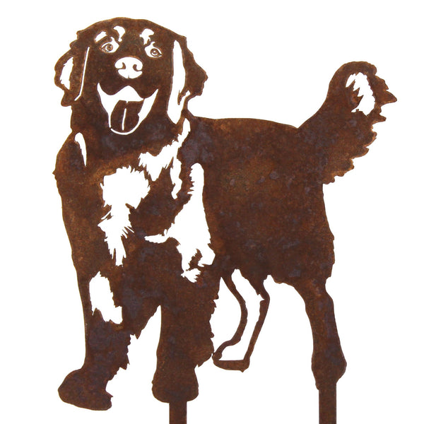 Hovawart Corten steel dog silhouette – My Metal Rescue