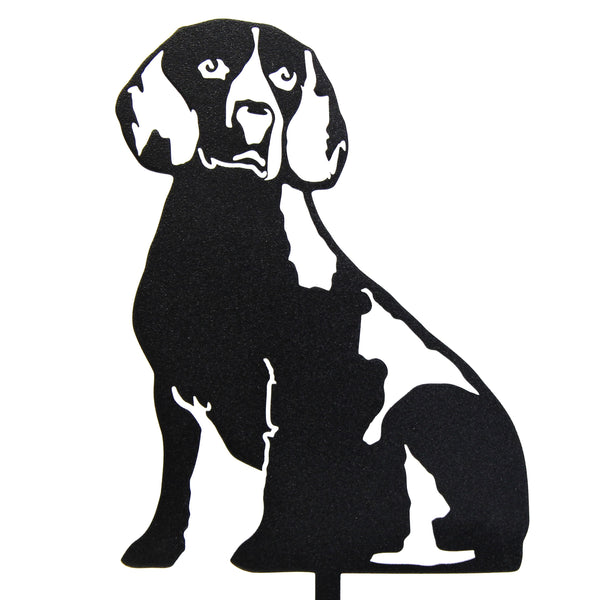 Beagle Corten steel dog silhouette – My Metal Rescue