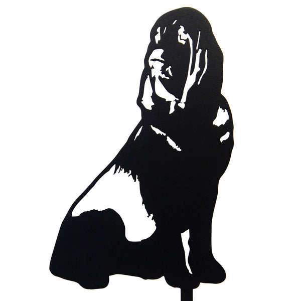 Bloodhound Corten steel dog silhouette – My Metal Rescue