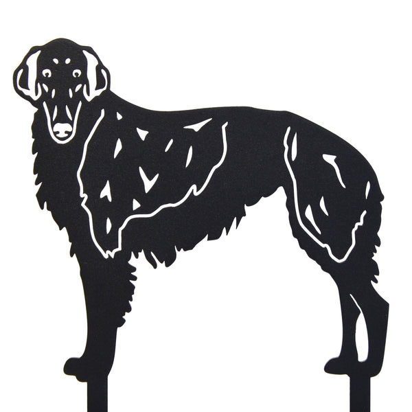Silken Windhound Corten steel dog silhouette – My Metal Rescue