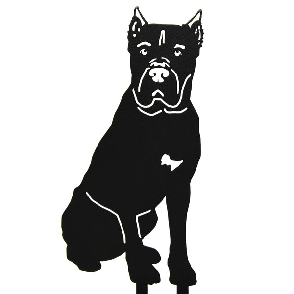 Cane Corso Corten steel dog silhouette – My Metal Rescue