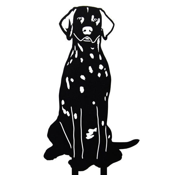 Dalmatian Corten steel dog silhouette – My Metal Rescue