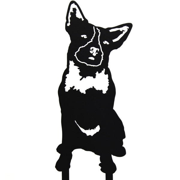 Australian Cattle Dog Corten steel dog silhouette – My Metal Rescue
