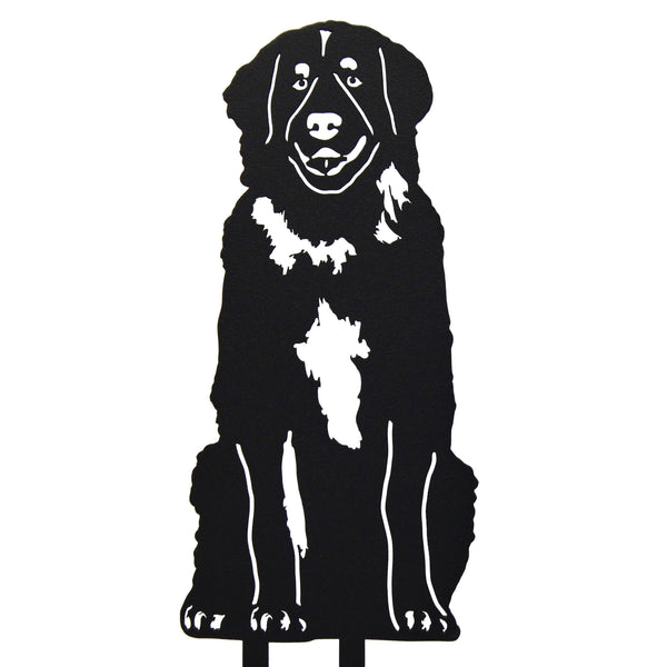 Leonberger Corten steel dog silhouette – My Metal Rescue