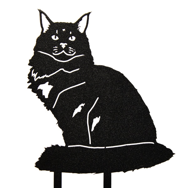 Maine Coon Corten steel dog silhouette – My Metal Rescue