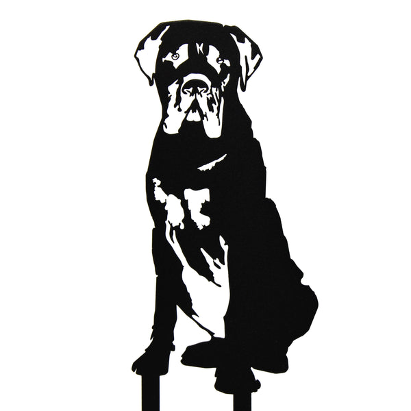 Mastiff Corten steel dog silhouette – My Metal Rescue