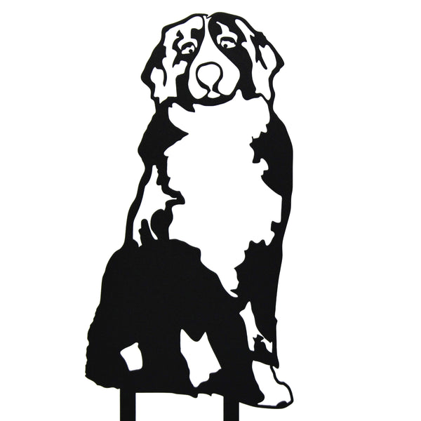 Swiss Mountain Dog Corten steel dog silhouette – My Metal Rescue