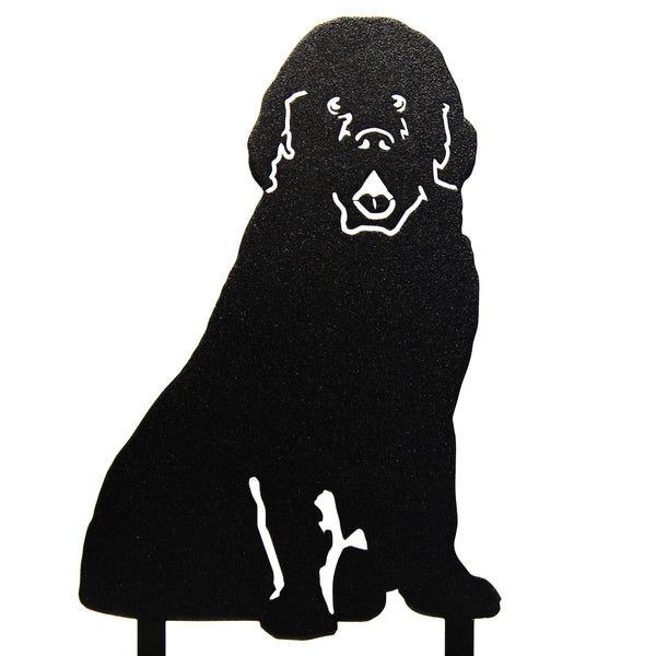 Newfoundland Corten steel dog silhouette – My Metal Rescue