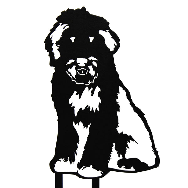 Old English Sheepdog Corten steel dog silhouette – My Metal Rescue