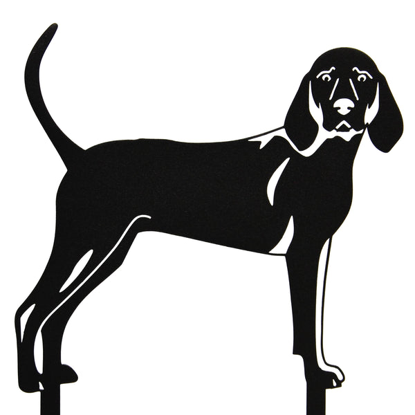 Redbone Coonhound Corten steel dog silhouette – My Metal Rescue