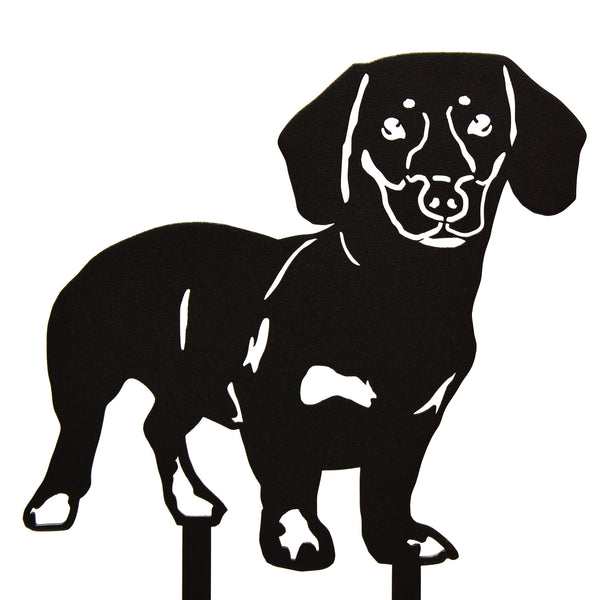 Dachshund Shorthaired Corten steel dog silhouette – My Metal Rescue