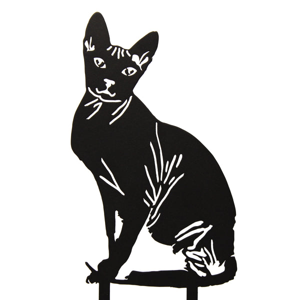 Sphynx Corten steel dog silhouette – My Metal Rescue