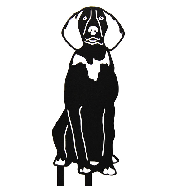 American English Coonhound Corten steel dog silhouette – My Metal Rescue