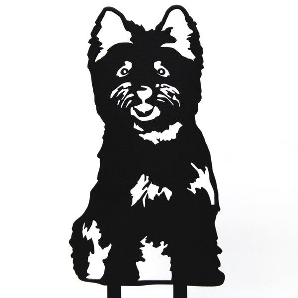 Cairn Terrier Corten steel dog silhouette – My Metal Rescue