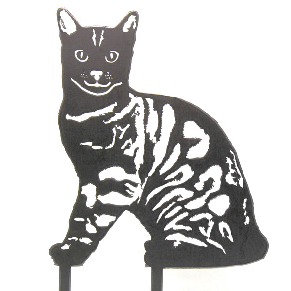 Bengal Corten steel dog silhouette – My Metal Rescue