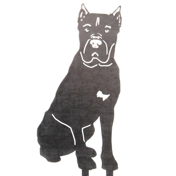 Cane Corso Corten steel dog silhouette – My Metal Rescue