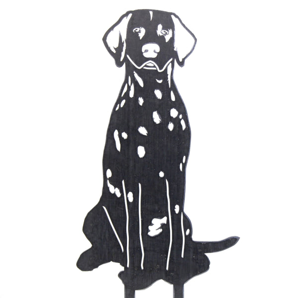 Dalmatian Corten steel dog silhouette – My Metal Rescue