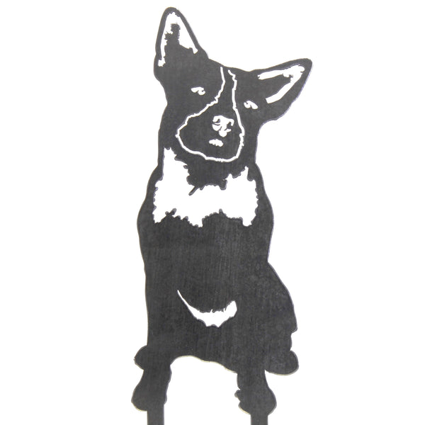 Australian Cattle Dog Corten steel dog silhouette – My Metal Rescue