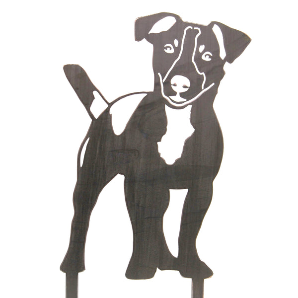 Jack Russell Terrier Corten steel dog silhouette – My Metal Rescue