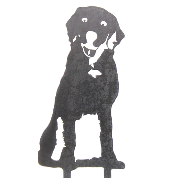 Labrador Retriever Metal Art Handcrafted Dog Décor Corten steel dog silhouette – My Metal Rescue