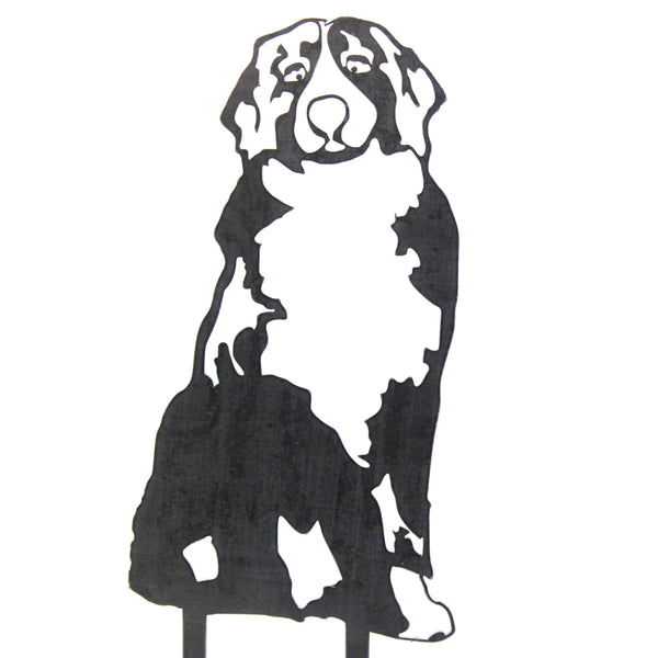 Swiss Mountain Dog Corten steel dog silhouette – My Metal Rescue