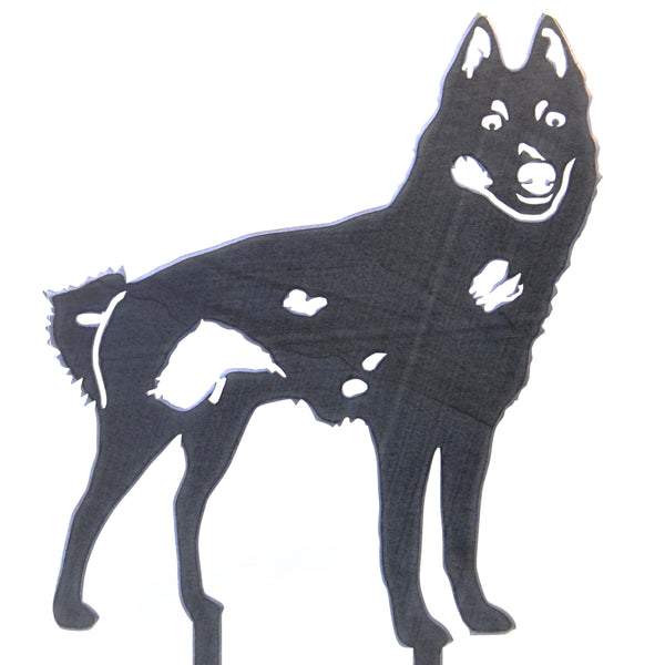 Schipperke Corten steel dog silhouette – My Metal Rescue