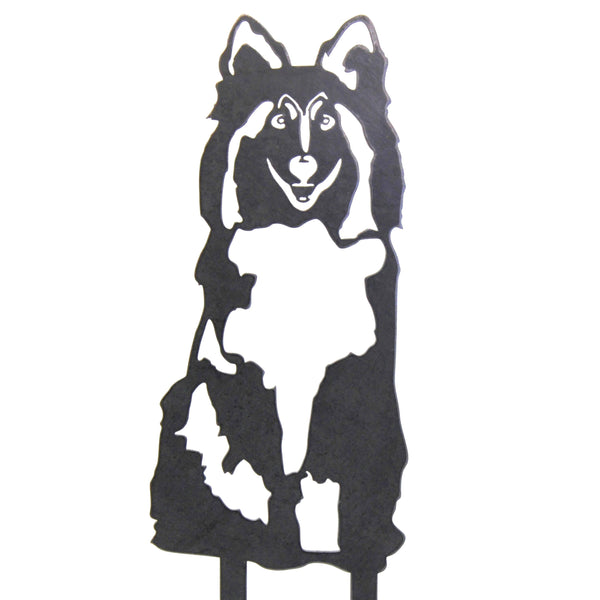 Shetland Sheepdog Corten steel dog silhouette – My Metal Rescue