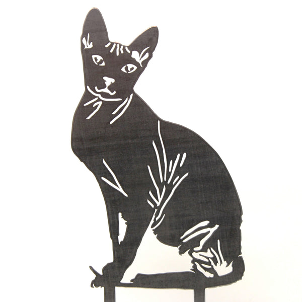 Sphynx Corten steel dog silhouette – My Metal Rescue