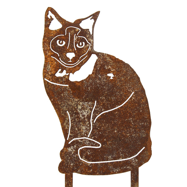 Birman Corten steel dog silhouette – My Metal Rescue