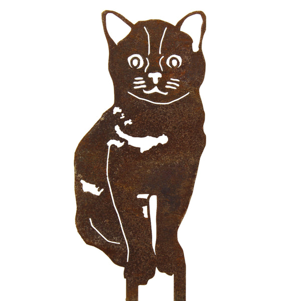 Burmese Corten steel dog silhouette – My Metal Rescue