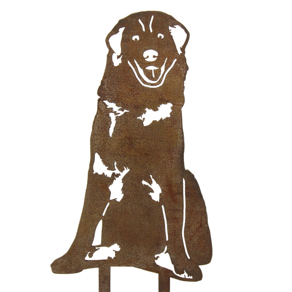 Maremma Sheepdog Corten steel dog silhouette – My Metal Rescue