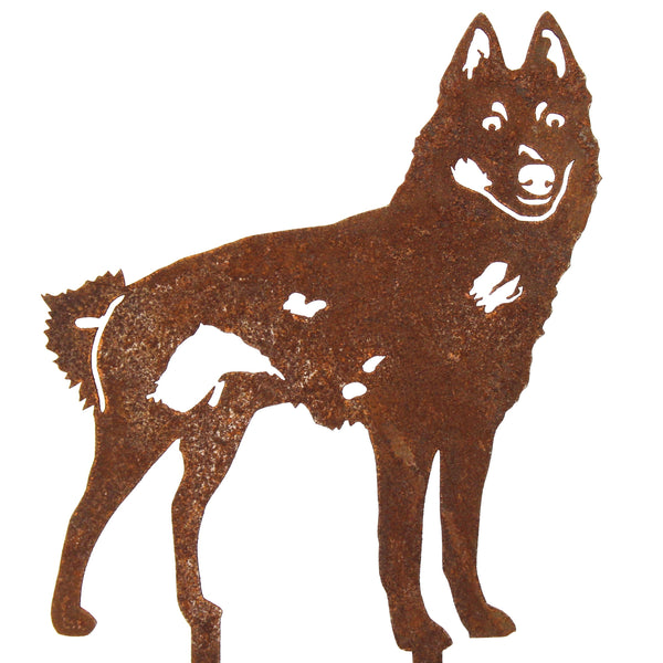 Schipperke Corten steel dog silhouette – My Metal Rescue