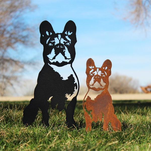 French Bulldog Metal Art Handmade Steel Décor – My Metal Rescue apparel