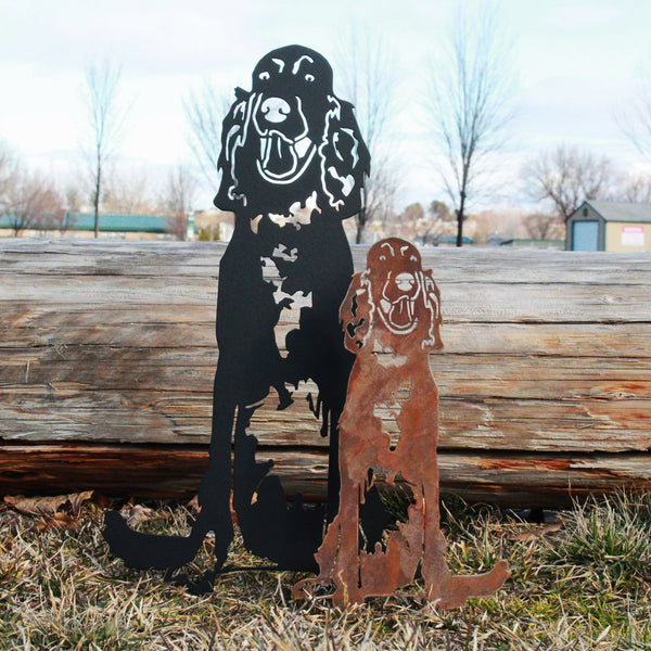 Irish Setter Corten steel dog silhouette – My Metal Rescue