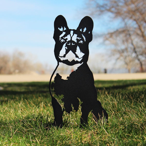 French Bulldog Metal Art Handmade Steel Décor – My Metal Rescue apparel
