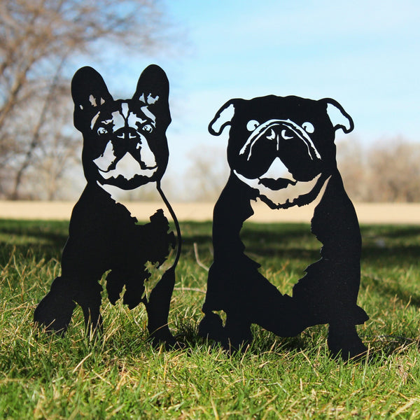 French Bulldog Metal Art Handmade Steel Décor – My Metal Rescue apparel