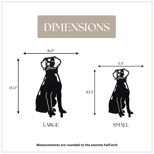 Brittany Spaniel Corten steel dog silhouette, matte black finish – My Metal Rescue