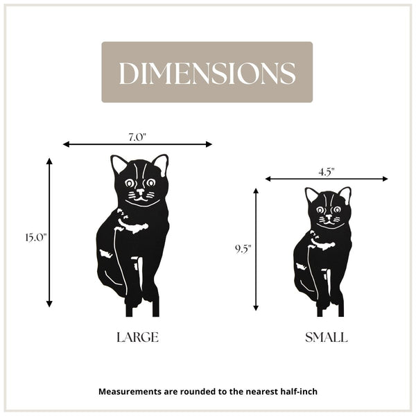 Burmese Corten steel dog silhouette, matte black finish – My Metal Rescue
