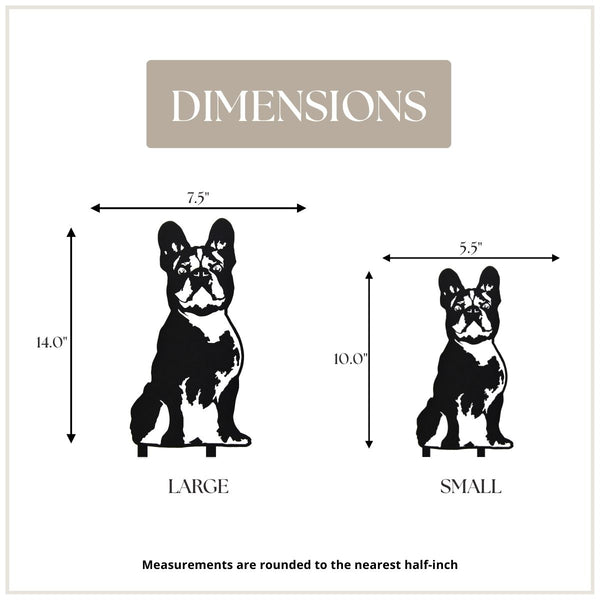 French Bulldog Metal Art Handmade Steel Décor – My Metal Rescue apparel