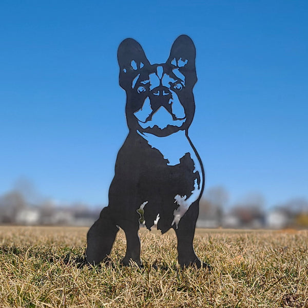 French Bulldog Metal Art Handmade Steel Décor – My Metal Rescue apparel