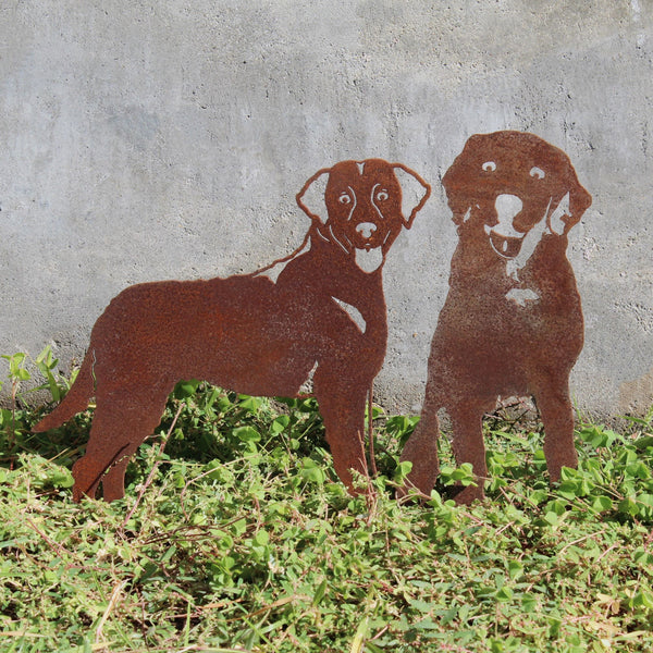 Chesapeake Bay Retriever Metal Art Handmade Steel Dog Silhouette – My Metal Rescue apparel