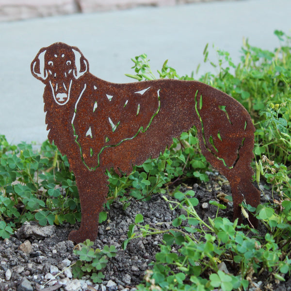 Borzoi Corten steel dog silhouette, rusted patina finish – My Metal Rescue