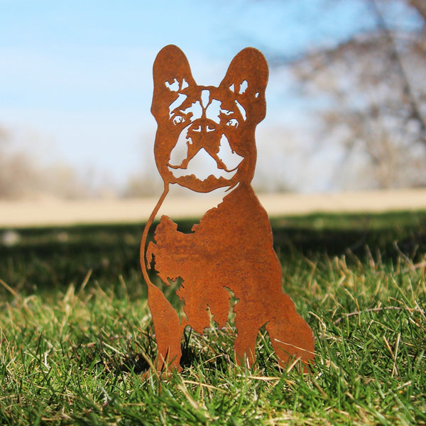 French Bulldog Metal Art Handmade Steel Décor – My Metal Rescue apparel