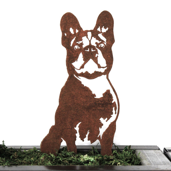 French Bulldog Metal Art Handmade Steel Décor – My Metal Rescue apparel